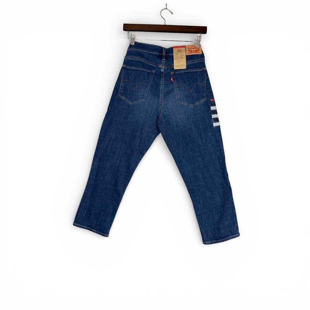 NEW Levis 311 Jeans Women 30 Blue Shaping Skinny Capri Medium Wash Zip Fly Denim - Picture 4 of 10